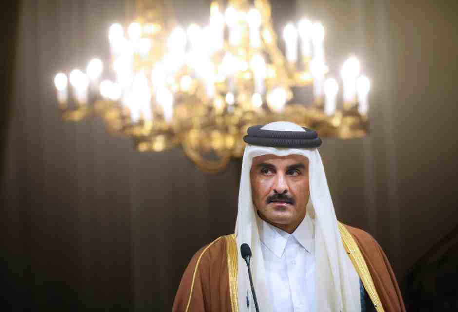 Tamim bin Hamad Al Thani, attuale emiro del Qatar (foto ANSA)