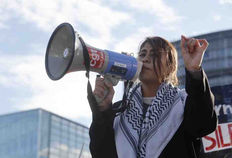 Rima Hassan (foto Ap, via LaPresse)<br />