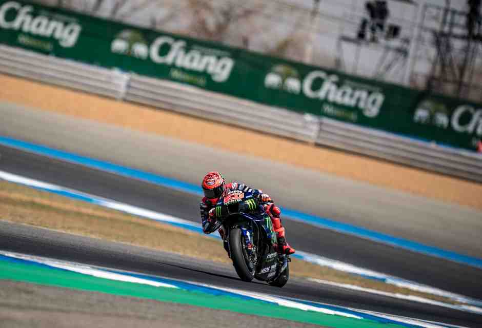 Fabio Quartanaro durante le prove del Gp di Thailandia (foto Getty Images)