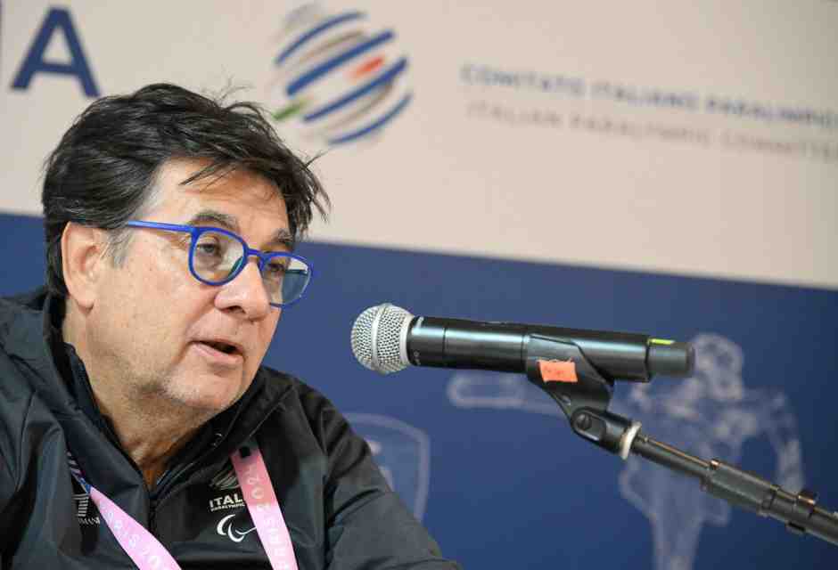 Luca Pancalli, presidente del Comitato italiano paralimpico (Foto ANSA)<div>&nbsp;</div>