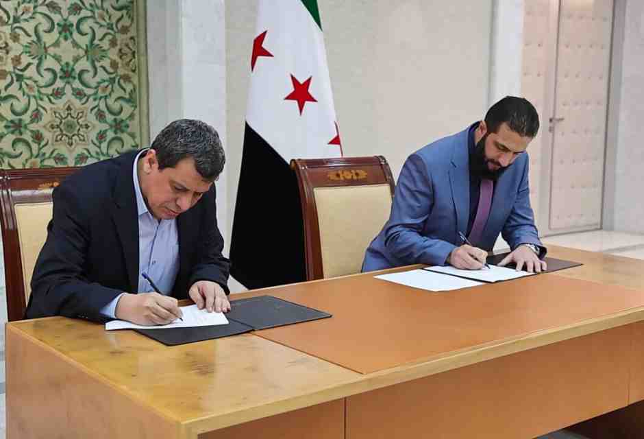 &nbsp;Sharaa e Abdi siglano l'accordo fra curdi e autorit&agrave; di Damasco&nbsp;