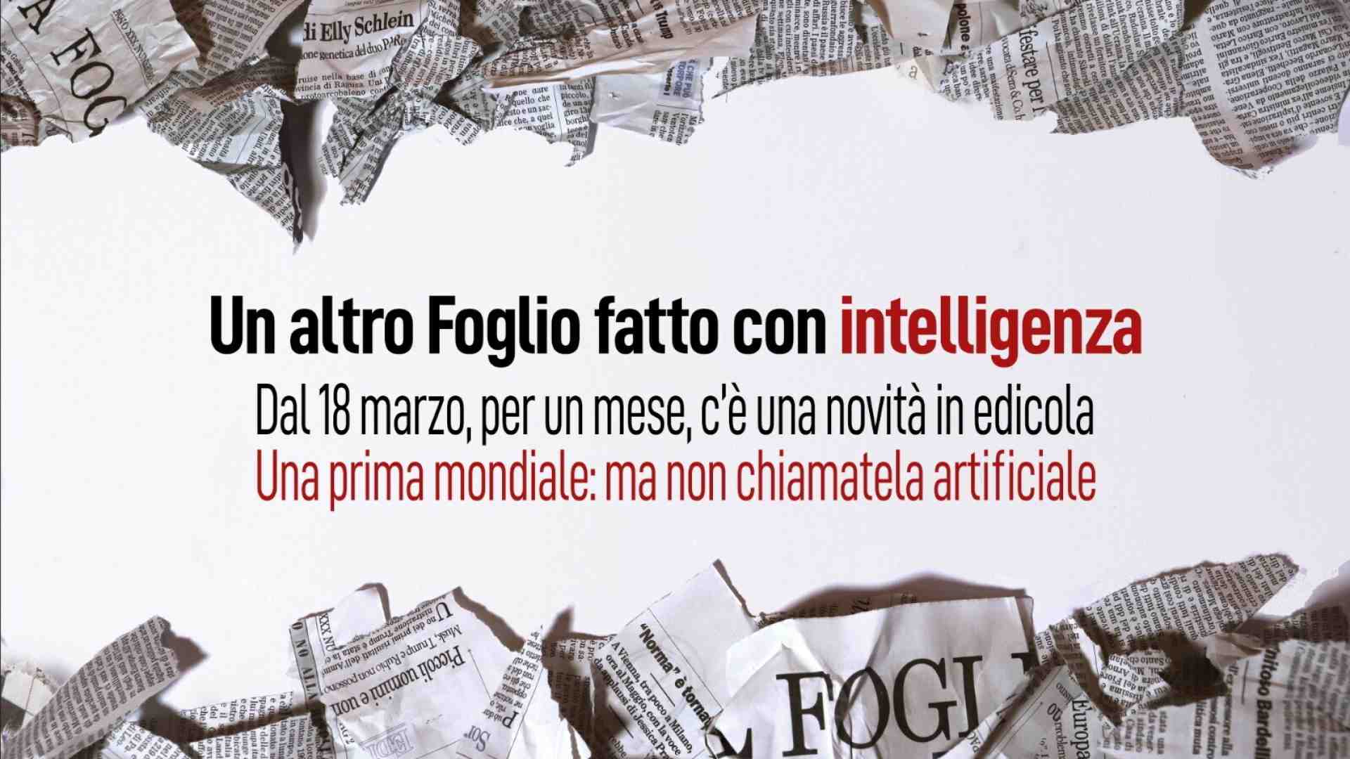 Immagine di Il Foglio lancia un nuovo giornale: Il Foglio AI, un altro Foglio fatto con intelligenza