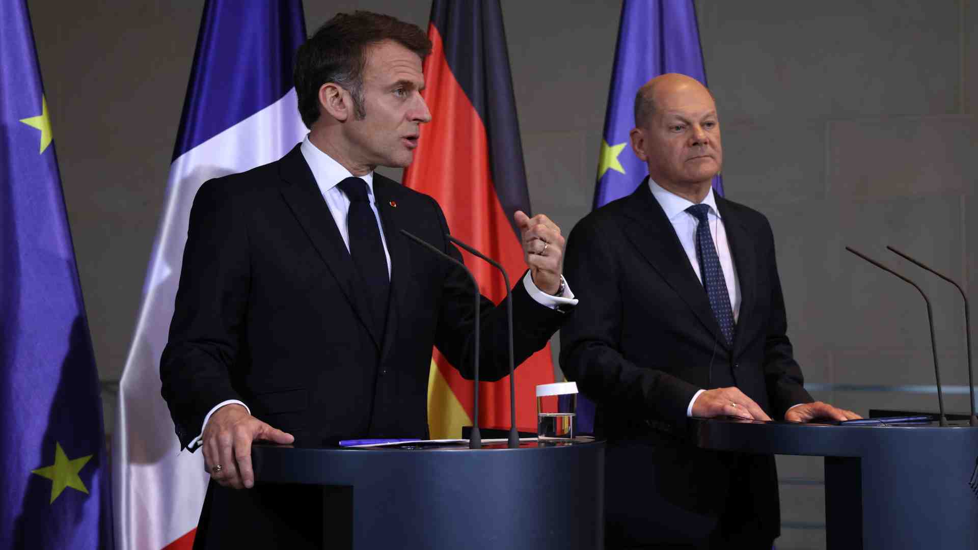 Immagine di Kyiv può contare su di noi, dicono Macron e Scholz dopo la telefonata fra Trump e Putin