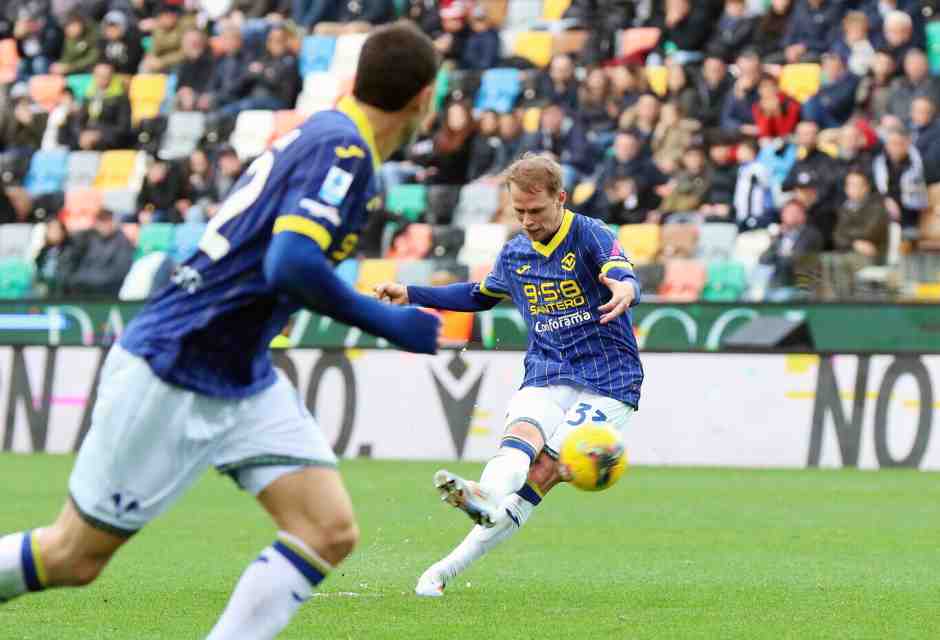 Il centocampista dell'Hellas Verona Ondrej Duda (foto LaPresse)