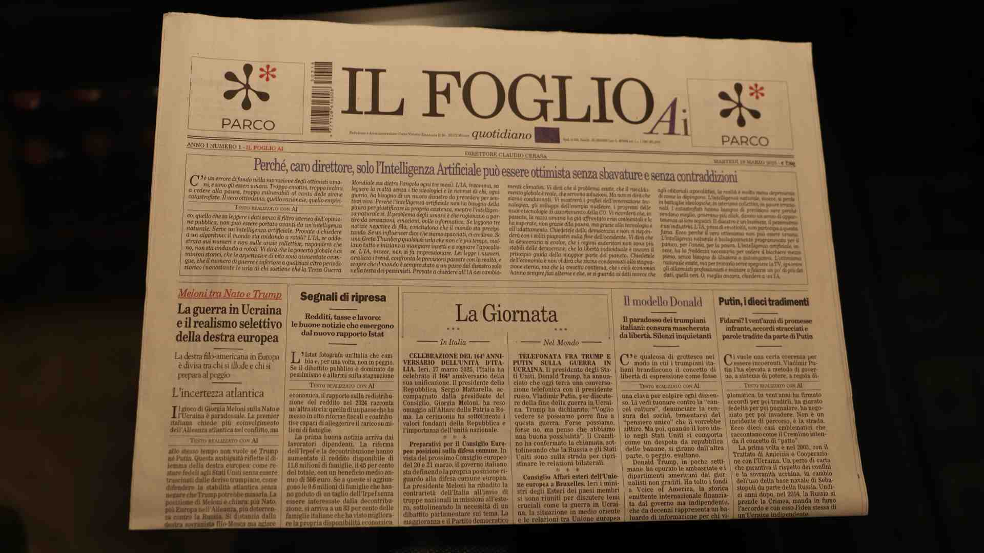 Immagine di Competizione, efficienza, creatività. L’esperimento del Foglio AI riscuote successo, ed è solo l’inizio