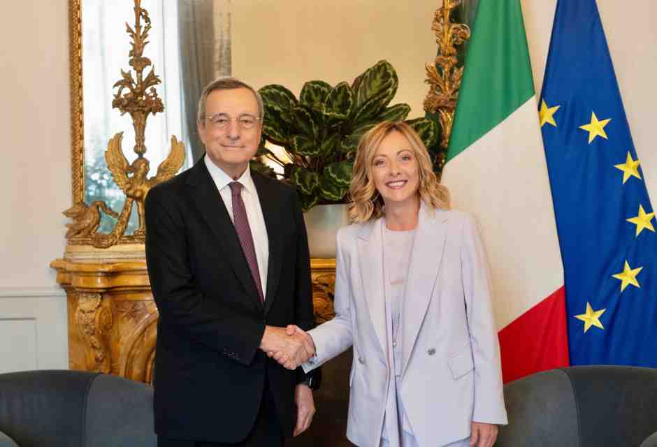 No alle ritorsioni contro Trump. La linea comune Meloni-Draghi