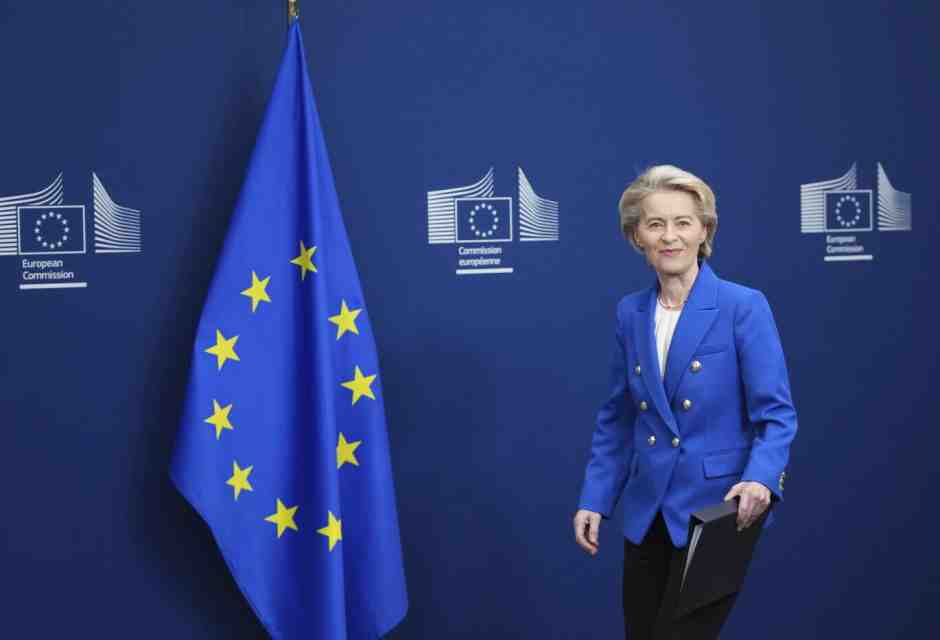Ursula von der Leyen (foto Ap, via LaPresse)