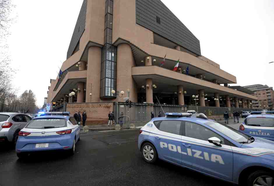Una veduta del Palazzo di giustizia di Torino (foto LaPresse)&nbsp;<br />