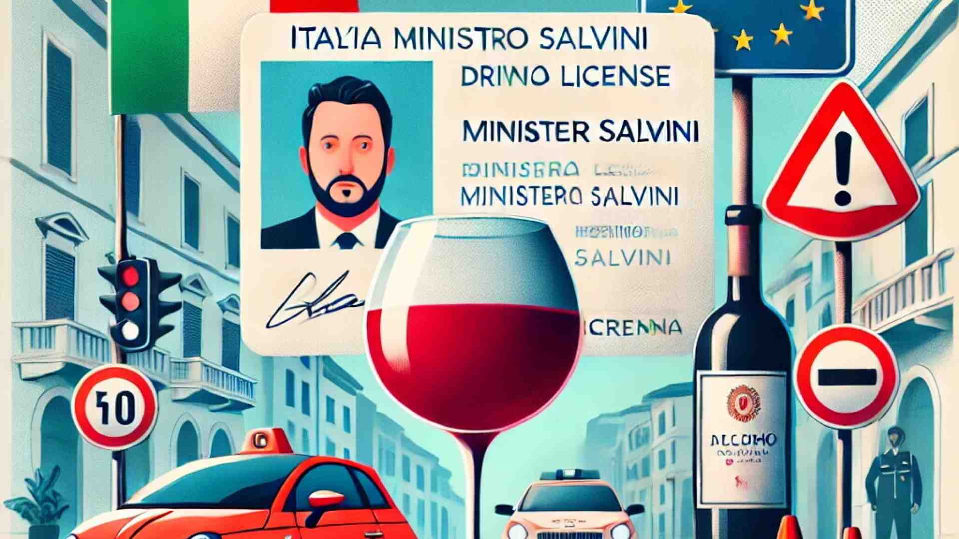 Immagine di Codice della strada e calici: come le norme Salvini hanno influenzato patenti e vino