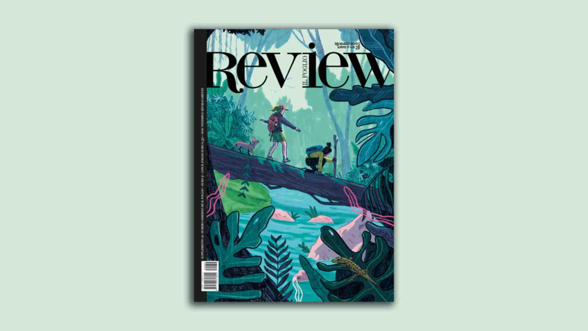 Immagine di La copertina del Foglio Review raccontata da Veronica Carratello