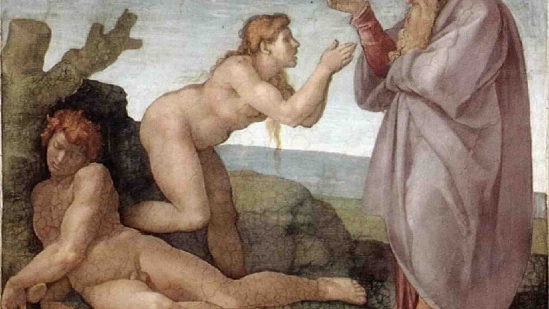 Immagine di Eva e Adamo: nella Bibbia è la donna che “sveglia” l'uomo dal suo torpore