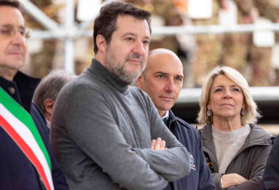Anche Salvini al vertice sull'Ucraina a Palazzo Chigi con Meloni e Tajani