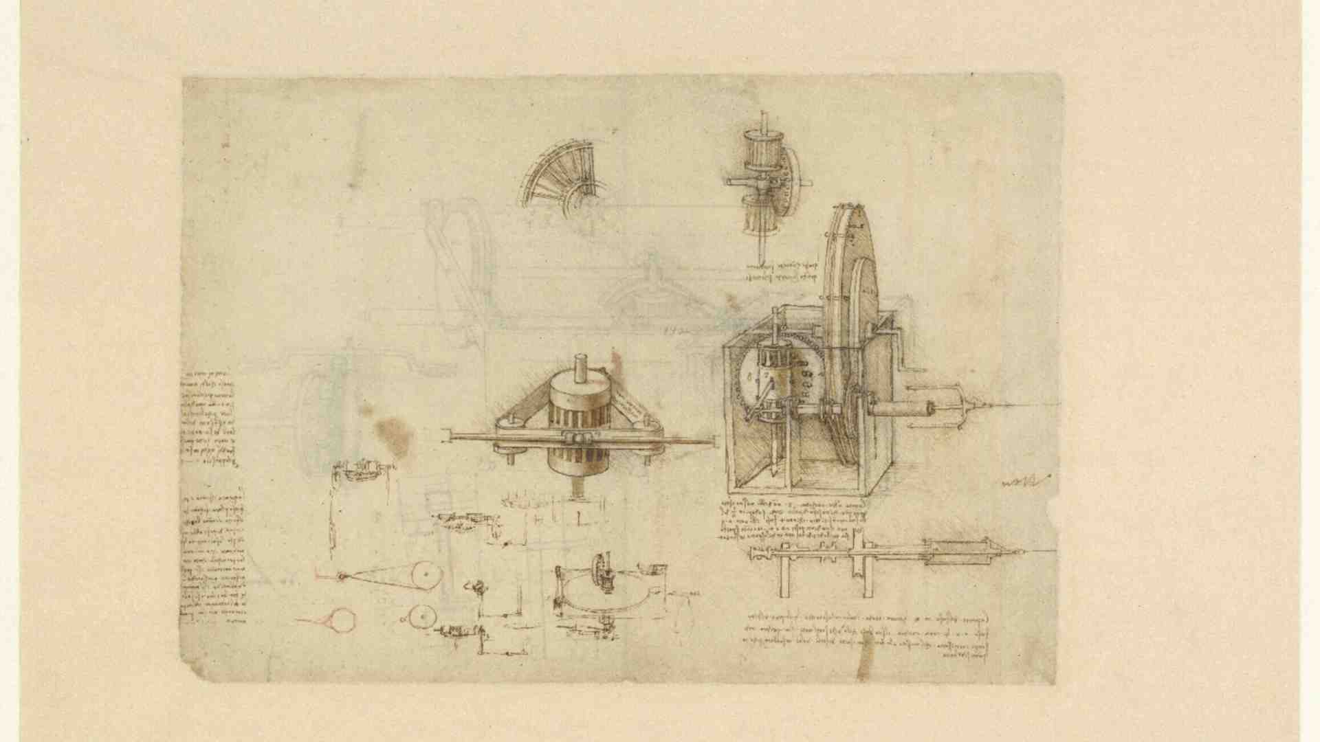 Immagine di Quattro pagine del Codice Atlantico di Leonardo da Vinci vanno a Osaka