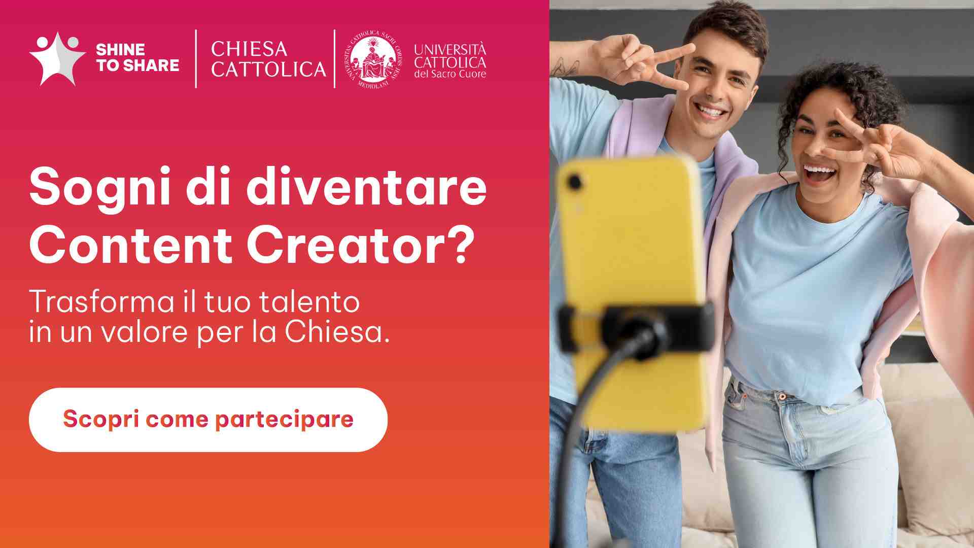 Immagine di Al via "ShinetoShare", per 100 futuri Content Creator