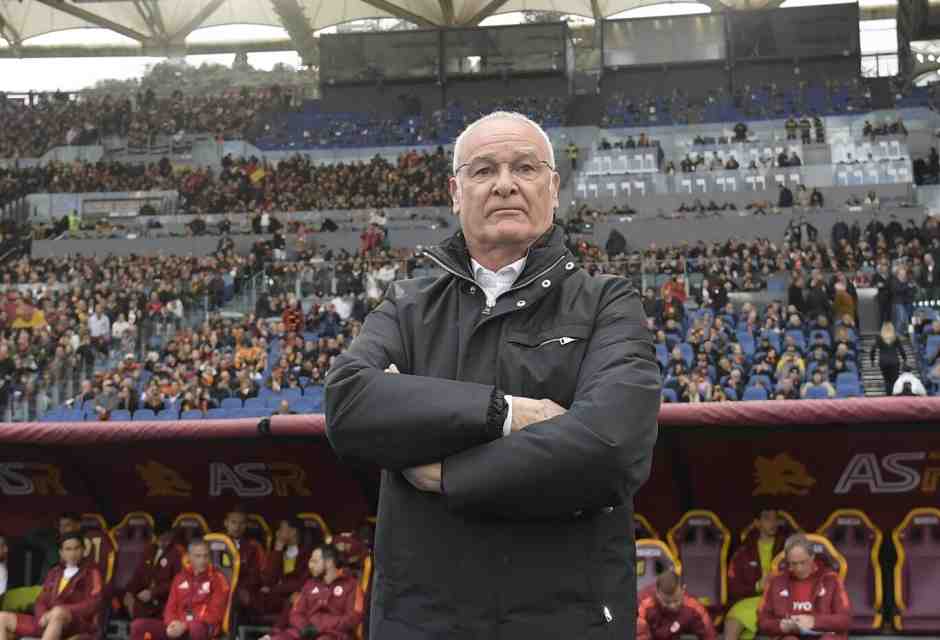 L'allenatore della Roma, Claudio Ranieri (foto LaPresse)