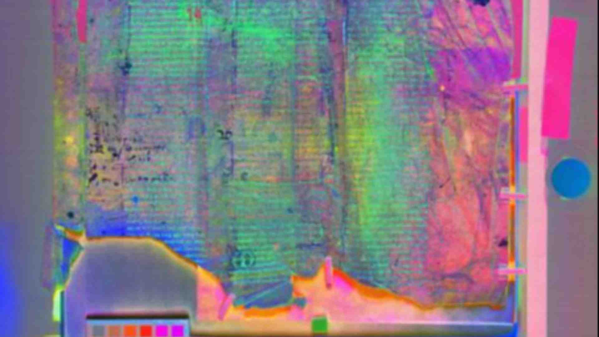 Immagine di Telecamera multispettrale ritrova il manoscritto perduto del mago Merlino