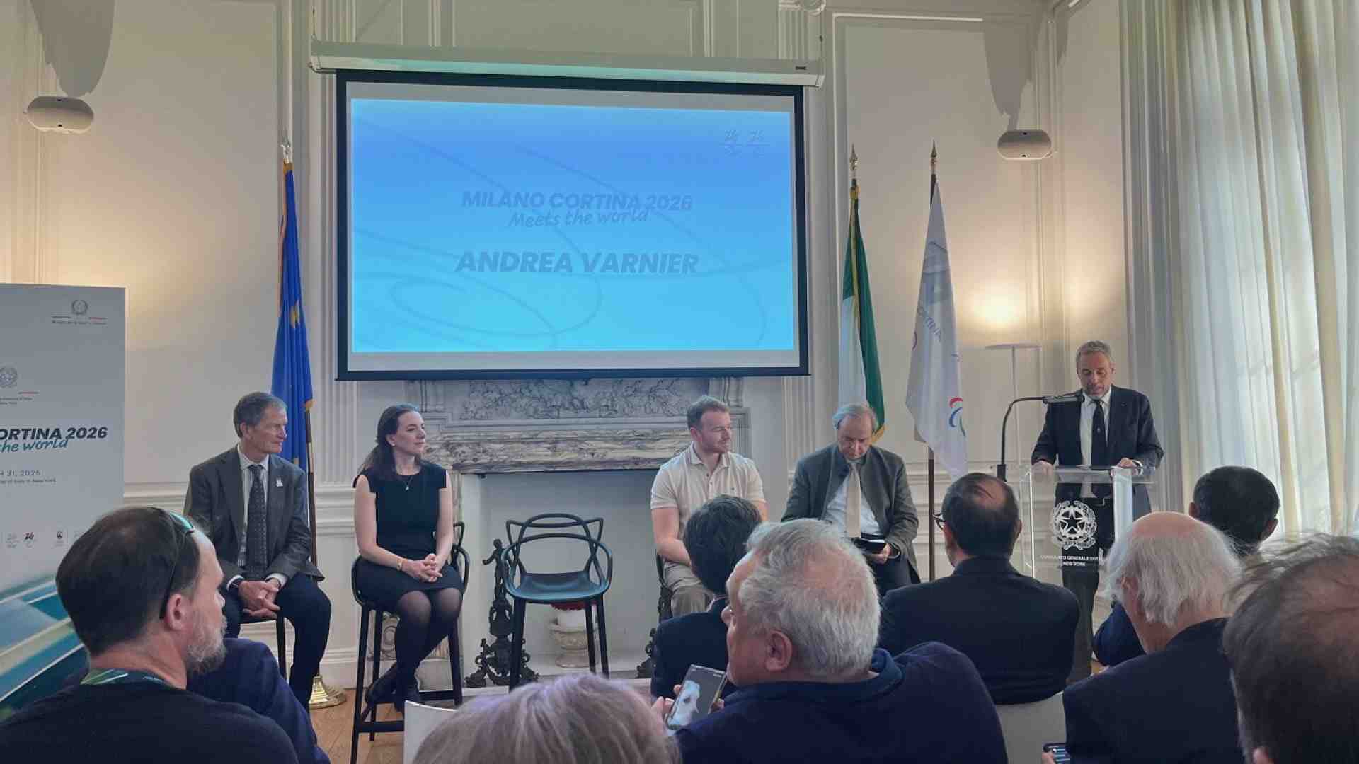 Immagine di Le Olimpiadi di Milano-Cortina 2026 si sono presentate a New York