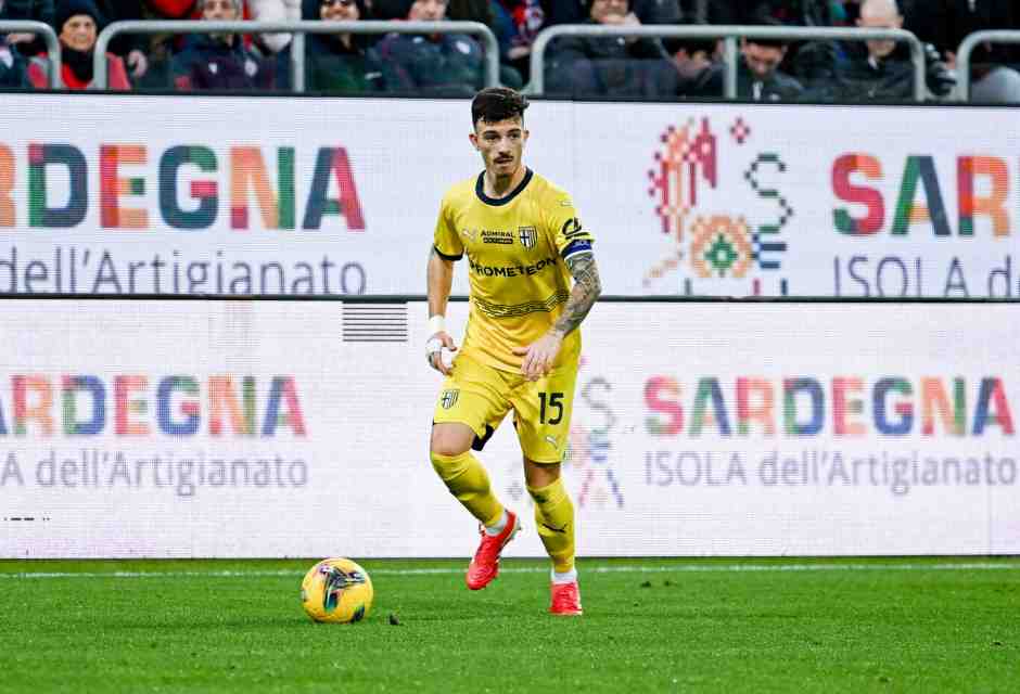 Il capitano del Parma Enrico Delprato (foto LaPresse)