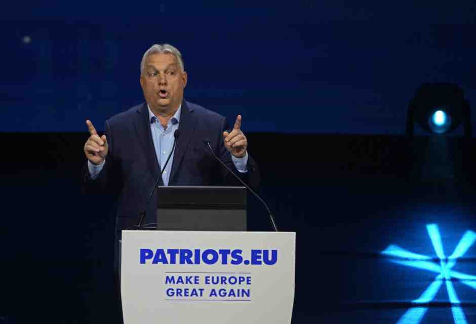 Il premier ungherese Viktor&nbsp;Orb&aacute;n (foto Ap, via LaPresse)