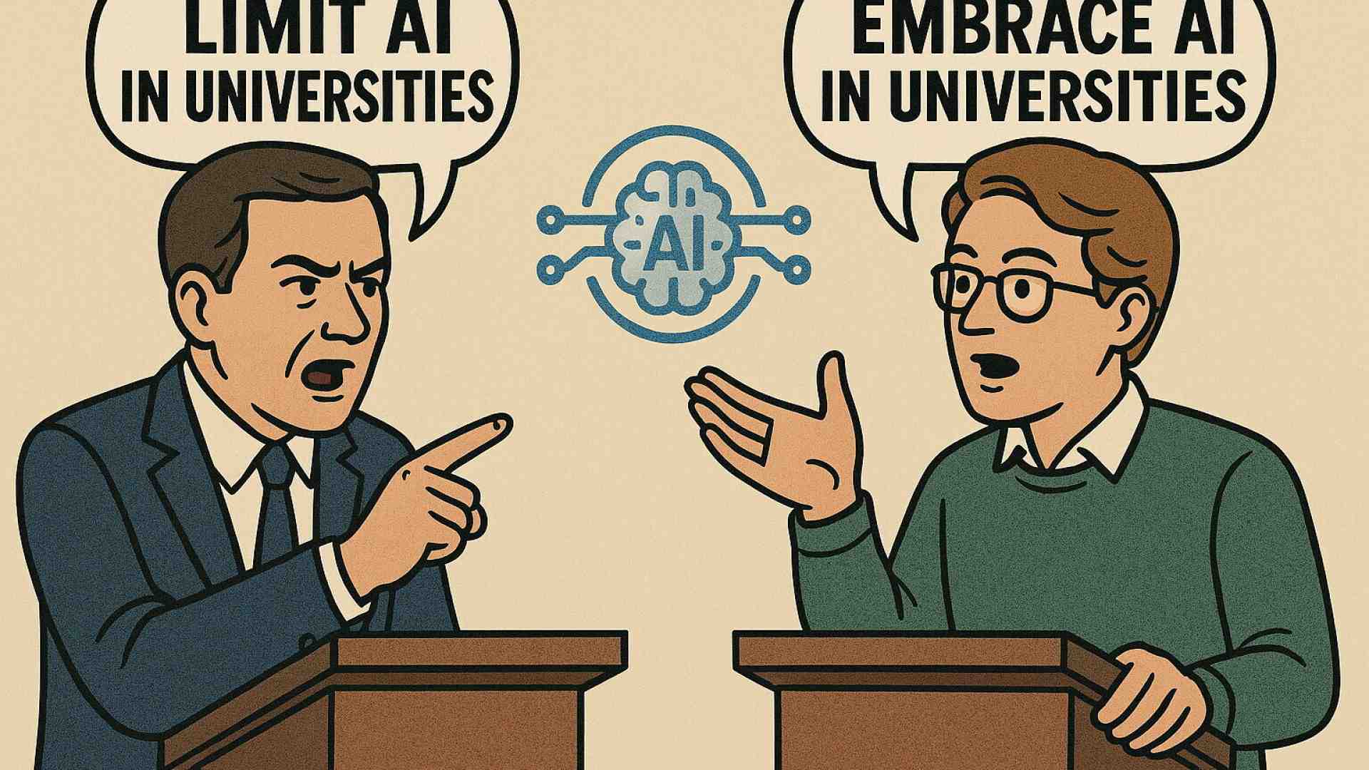 Immagine di Vietare o educare? Il destino dell’AI negli atenei