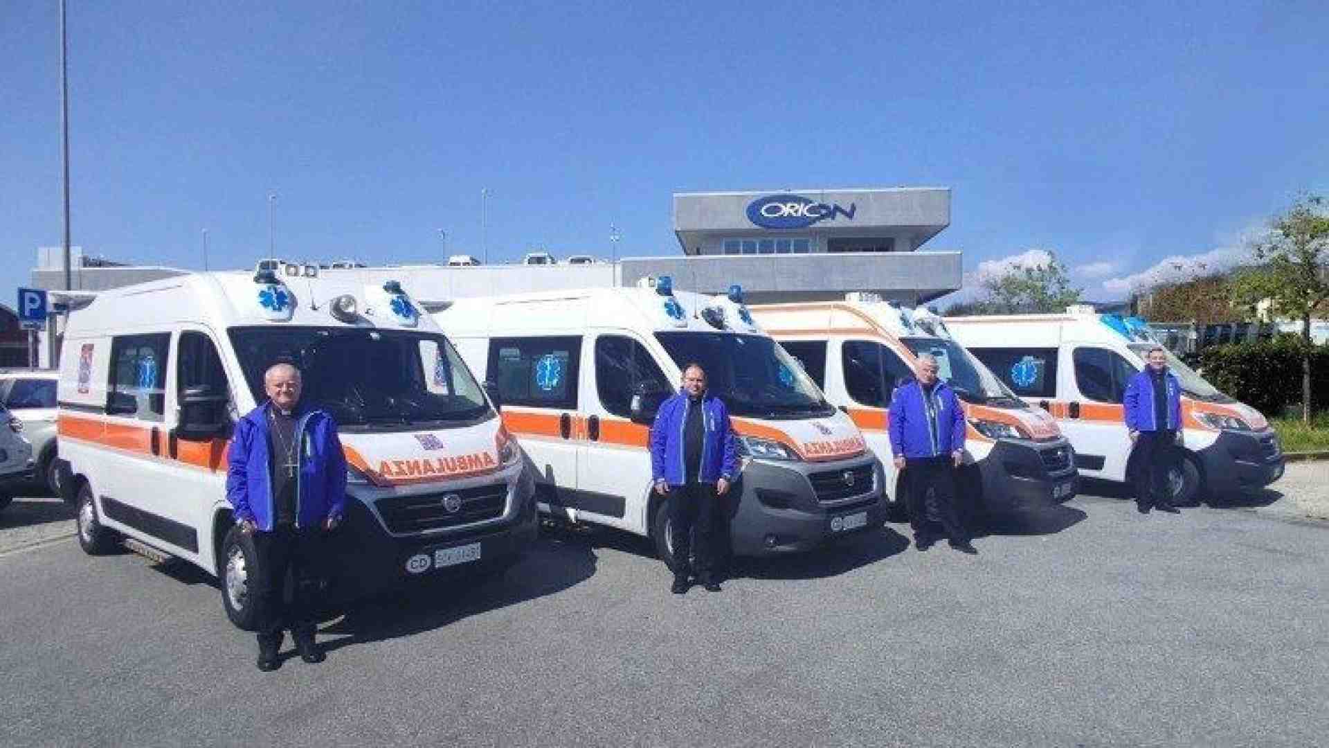 Immagine di Da Francesco 4 ambulanze per l'Ucraina. «Vicinanza nel tempo di Pasqua»