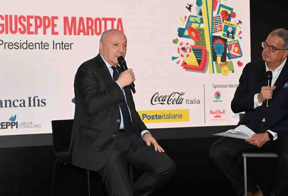 Il presidente dell'Inter Giuseppe Marotta (foto Bozzani)