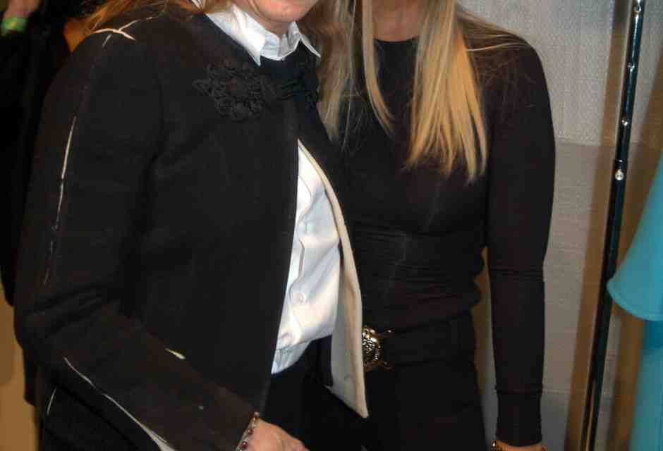Miuccia Prada e Donatella Versace. L&rsquo;accordo per l&rsquo;acquisto di Versace da parte del gruppo Prada &egrave; stato ufficializzato per 1,25 miliardi di euro (foto LaPresse)