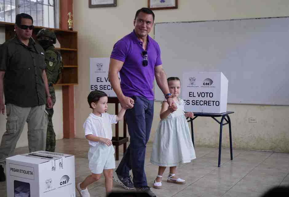 Daniel Noboa è stato rieletto presidente in Ecuador