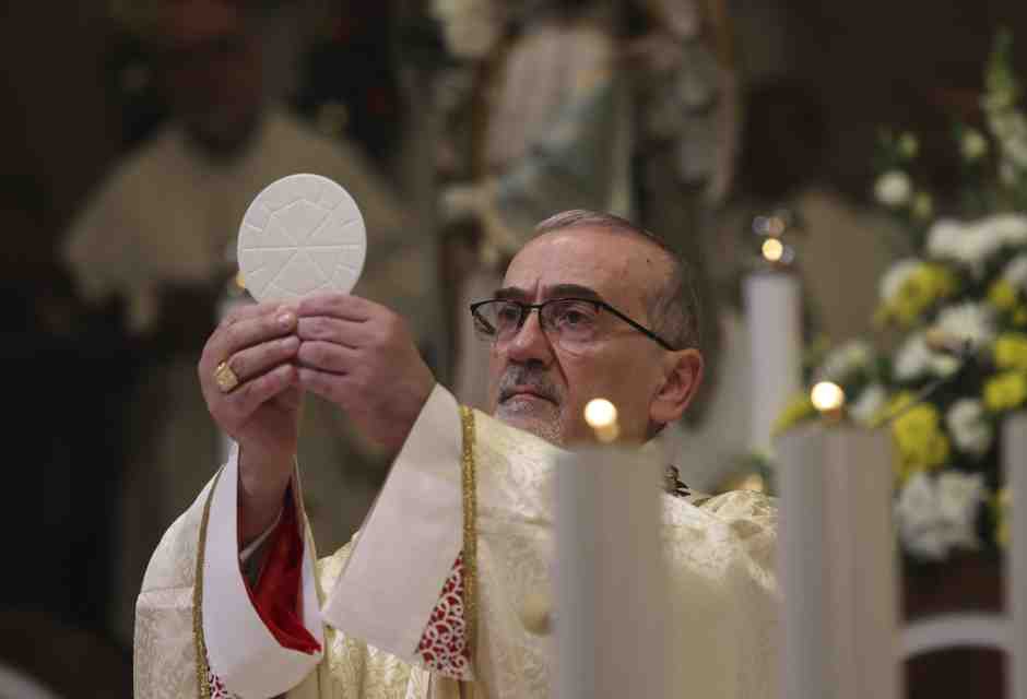 Pierbattista Pizzaballa è patriarca latino di Gerusalemme dal 2020 (foto LaPresse) <br />