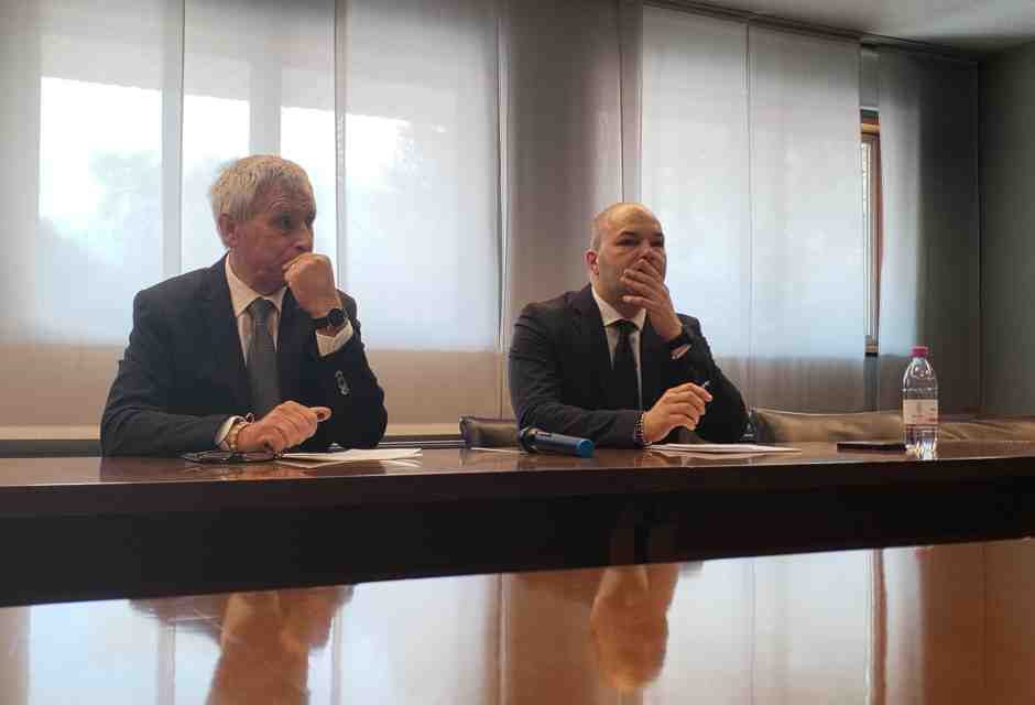I due consiglieri della provincia autonoma di Trento Daldoss e Girardi, usciti da FdI (foto Ansa)