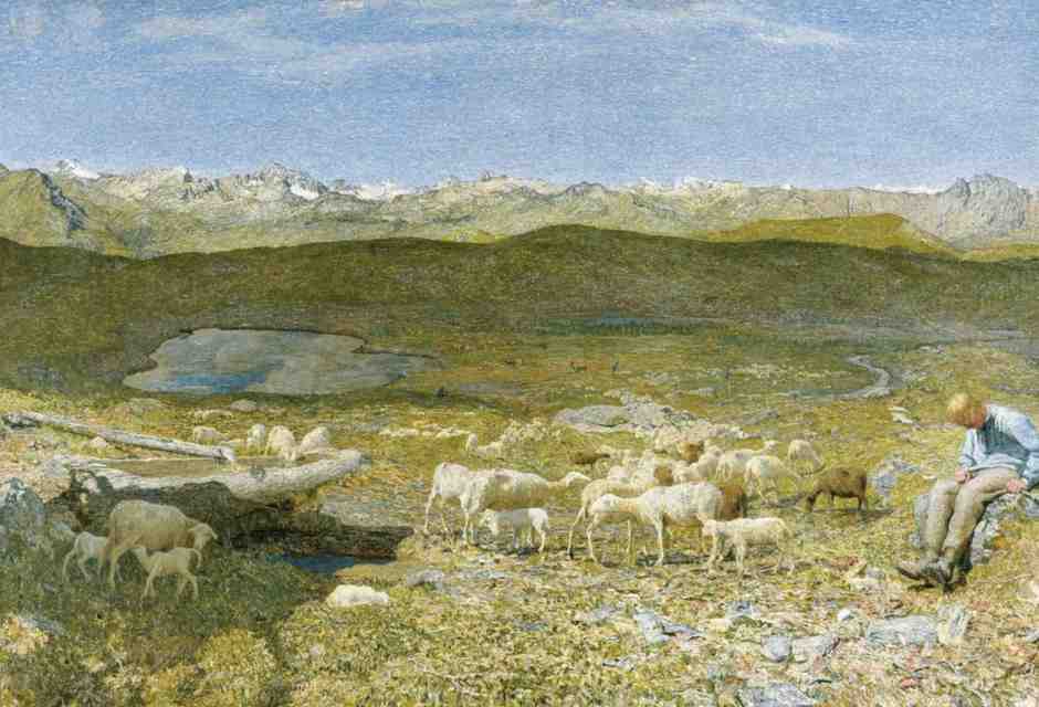 Giovanni Segantini, "Pascolo alpino"