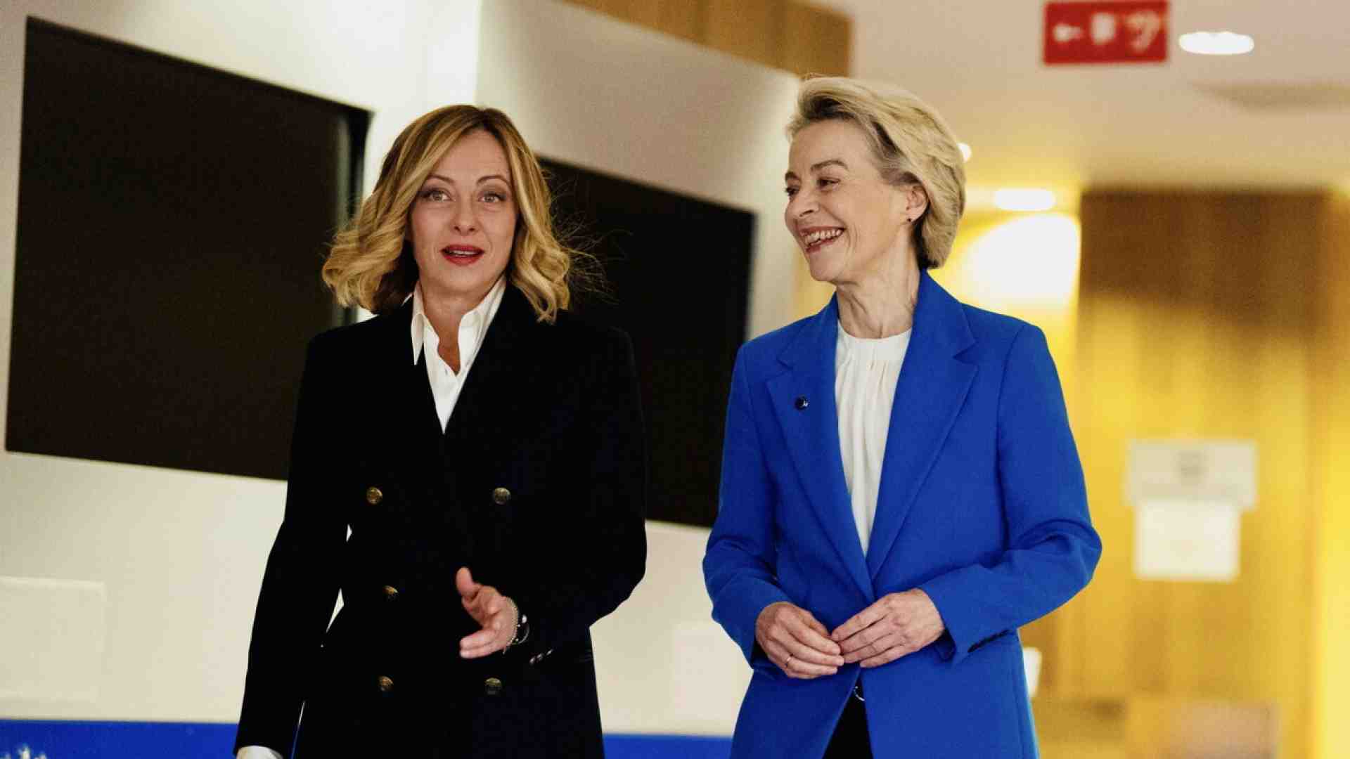 Immagine di Von der Leyen e Meloni: argini contro gli estremismi filorussi in Europa