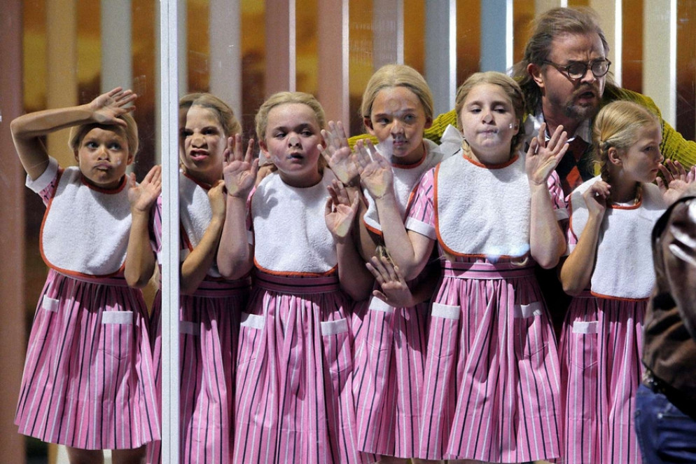 L’asilo con il bullo nell’«Oro del Reno» al Festival di Bayreuth - Enrico Nawrath / Bayreuther Festspiele 2022