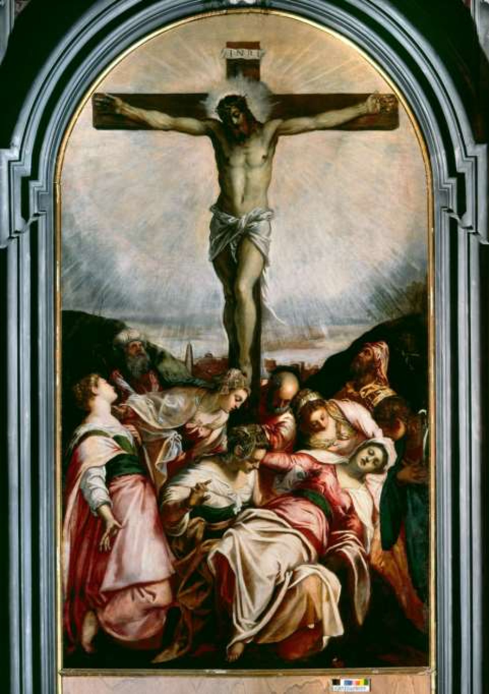 Jacomo Robusti, detto il Tintoretto, "Crocifissione", 1560 circa. Venezia, chiesa di Santa Maria del Rosario, detta dei Gesuati - Cameraphoto Arte Venezia