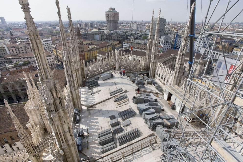Fra manutenzioni, restauri, monitoraggi, il Duomo è un cantiere sempre aperto. Tetto incluso - foto Veneranda Fabbrica del Duomo di Milano