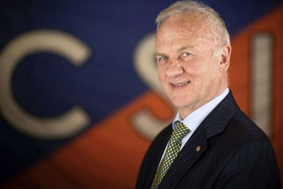 Il presidente del Centro Sportivo Italiano, Vittorio Bosio - .