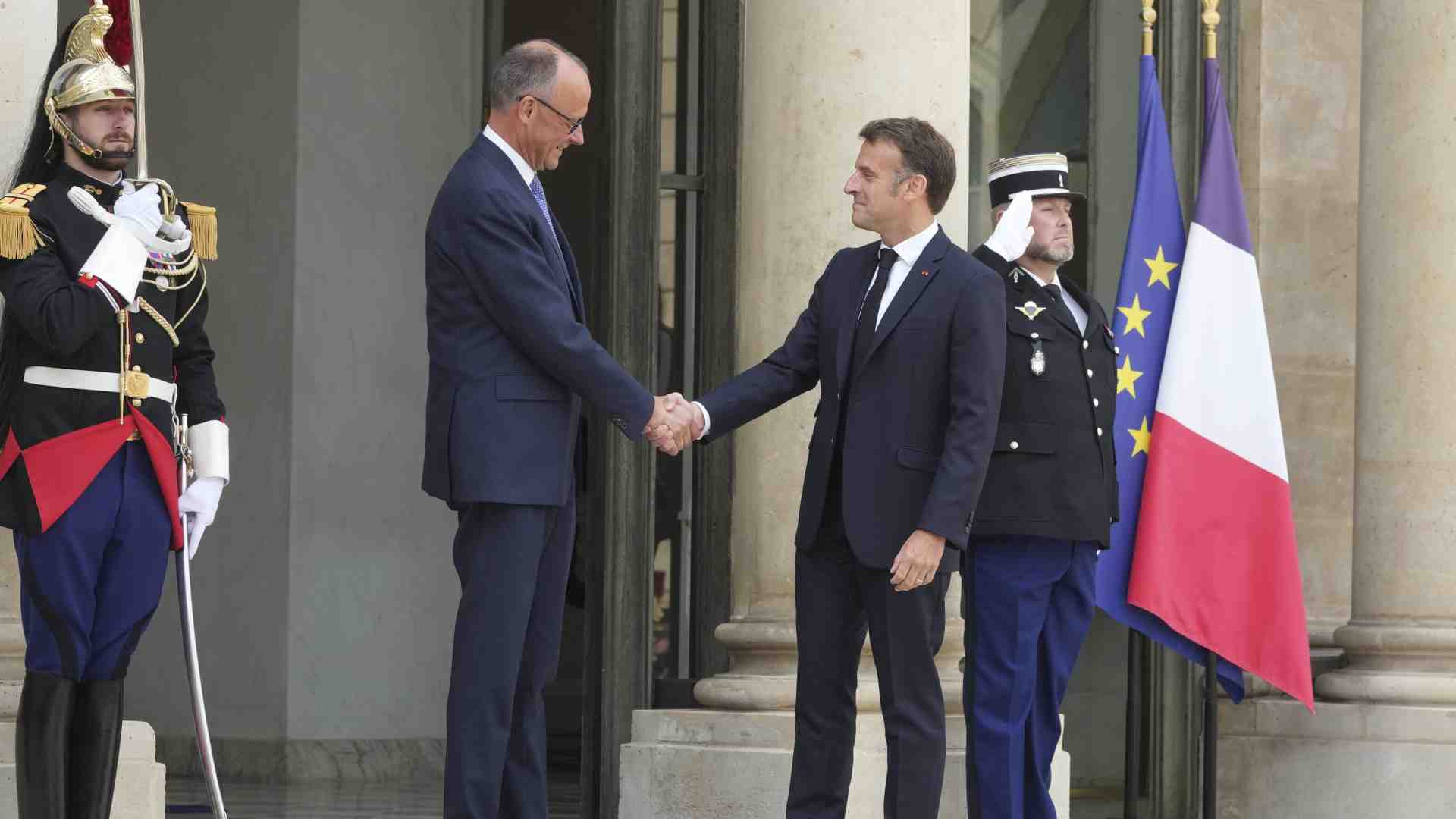 Immagine di Merz va a Parigi da Macron per ridare slancio al motore franco-tedesco