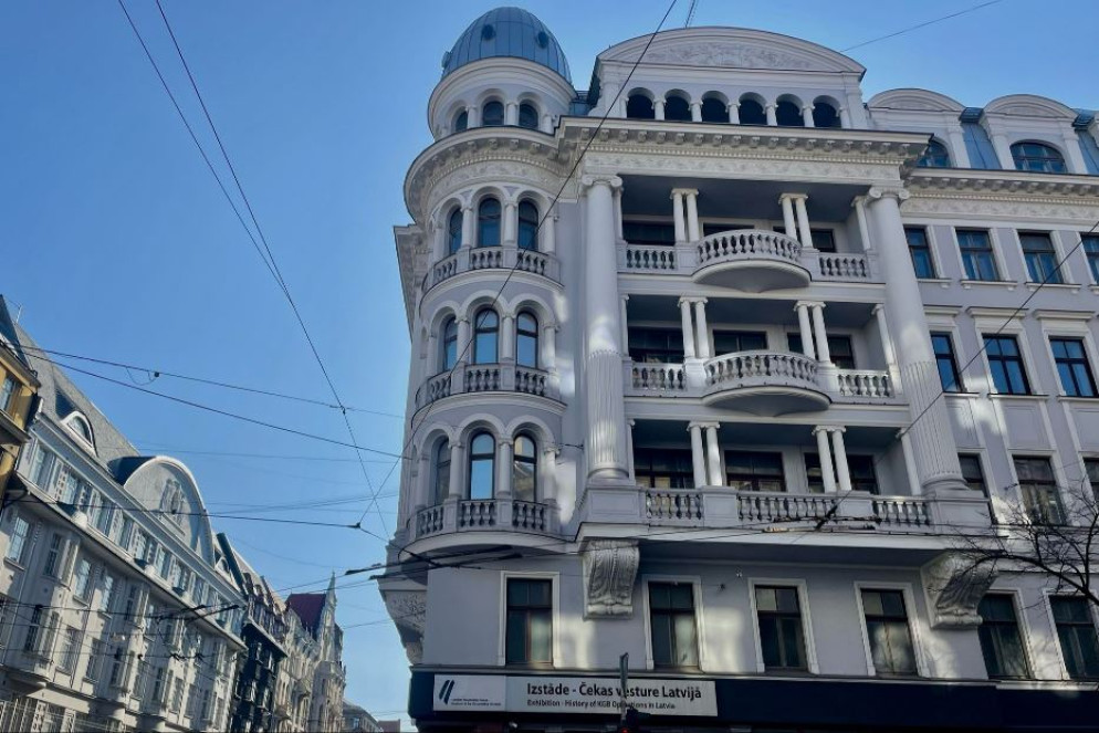 Casa dell’Angelo o più comunemente Corner House storica sede del KGB a Riga oggi trasformata in museo e luogo della memoria