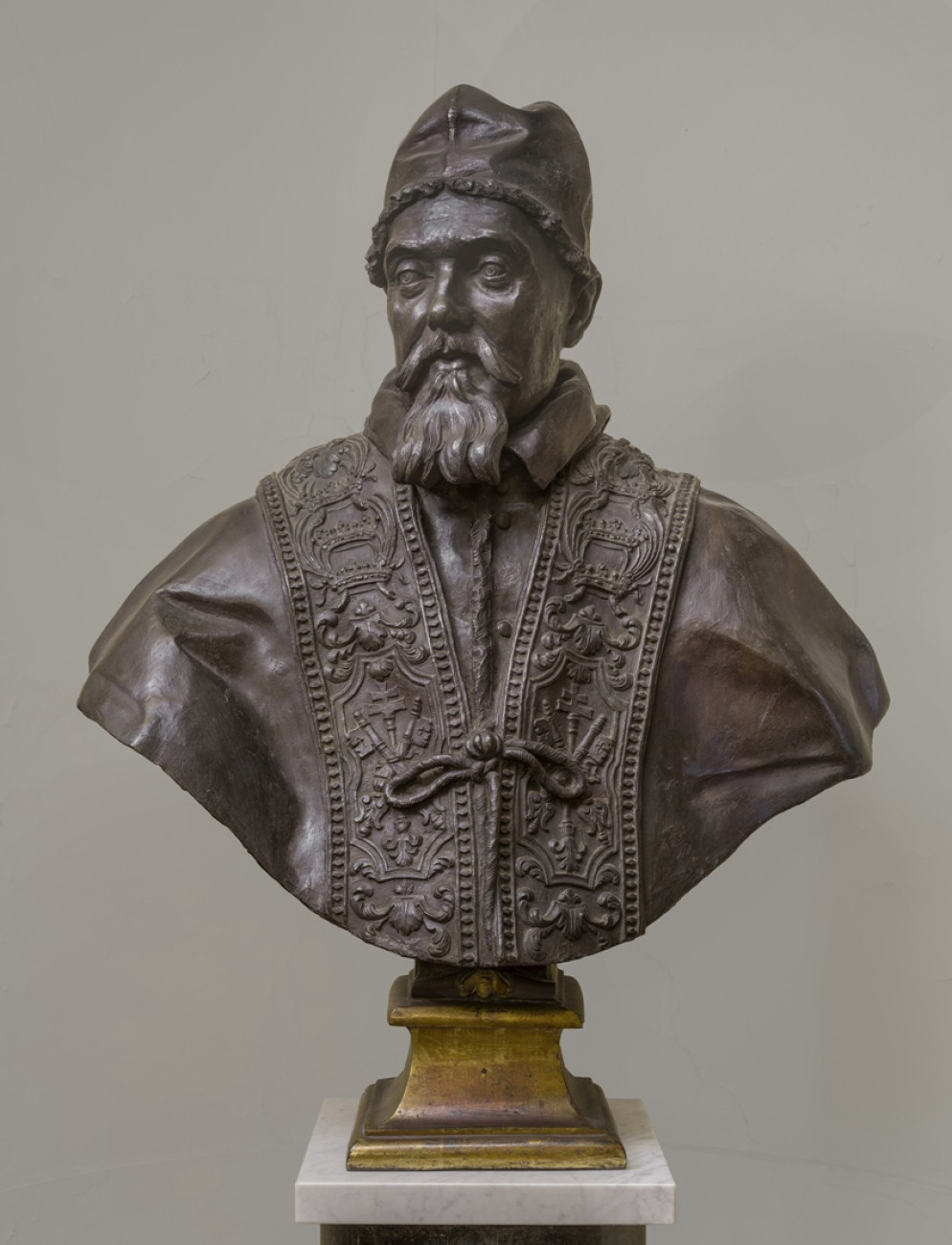 Gian Lorenzo Bernini, "Busto di Urbano VIII", 1658, bronzo. Collezione Principe Corsini, Firenze - Antonio Quattrone