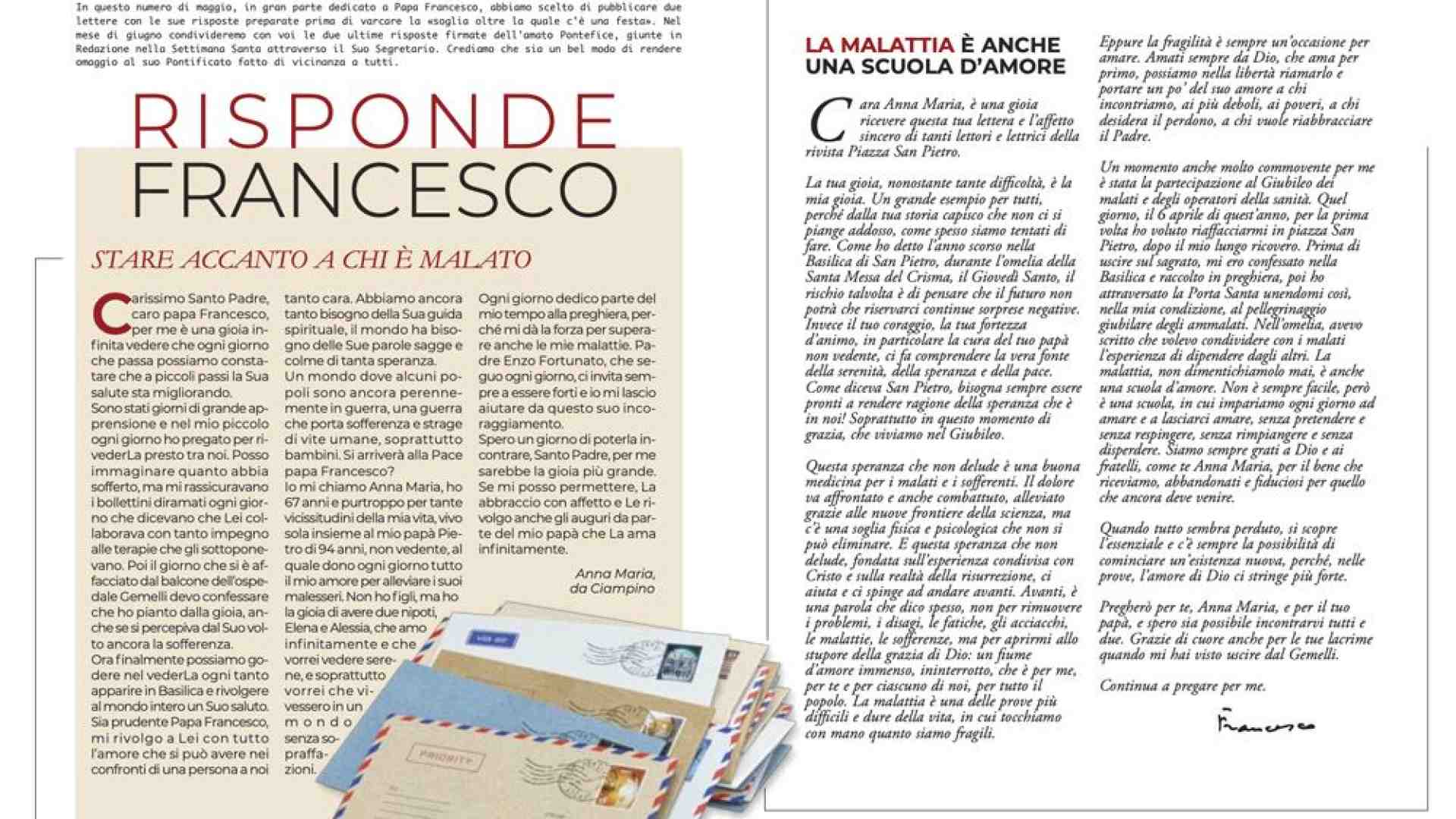 Immagine di La malattia, l'economia tiranna, la famiglia: gli ultimi scritti di Francesco