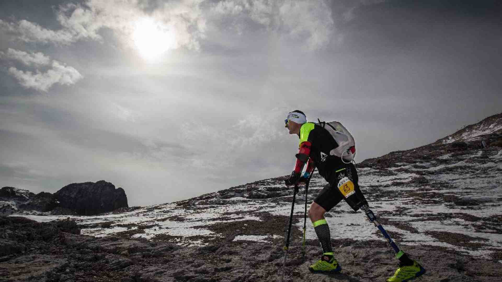 Immagine di Rinascere grazie allo sky running paralimpico