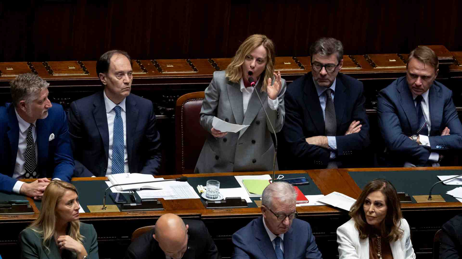 Immagine di Meloni: si rispetti il diritto internazionale. Ma è scontro con le opposizioni