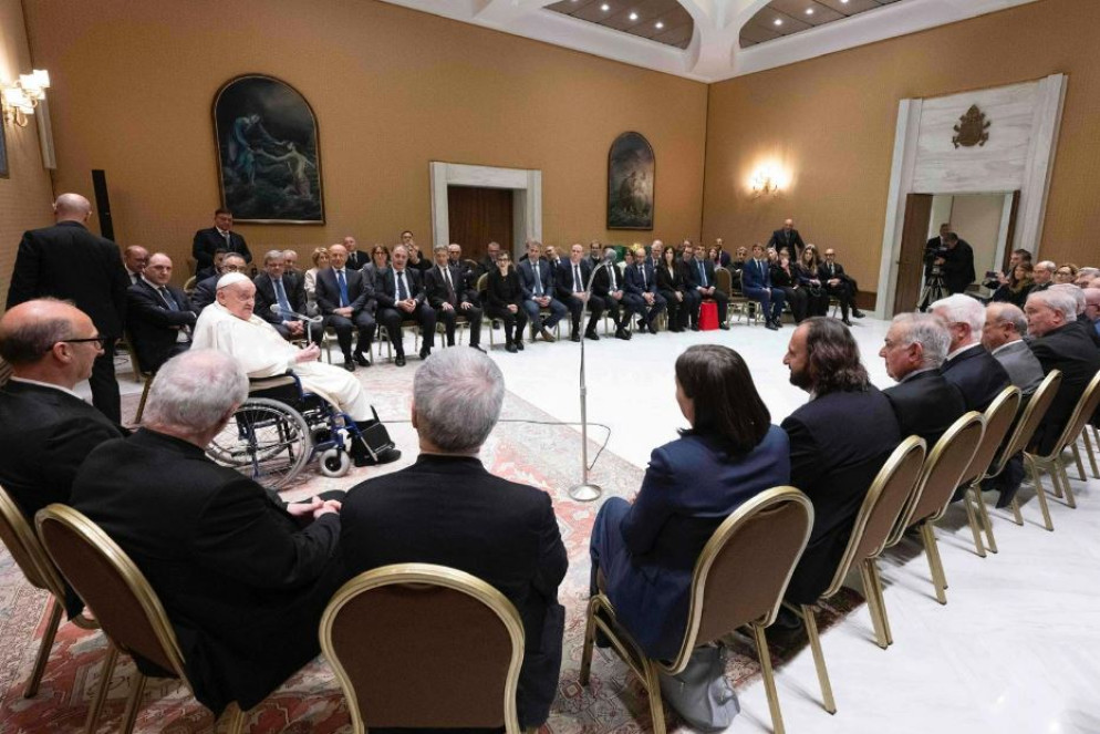 L'udienza del 16 aprile in Vaticano - Foto Vatican Media