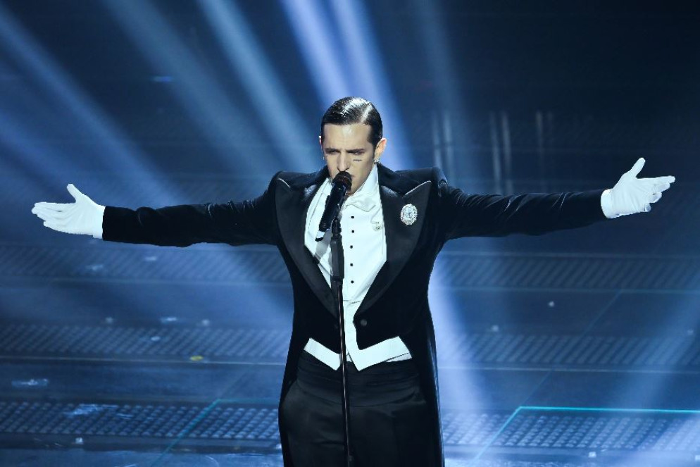 Achille Lauro in gara al festival di Sanremo 2025 - Pool Sanremo 01 / ipa-agency.net