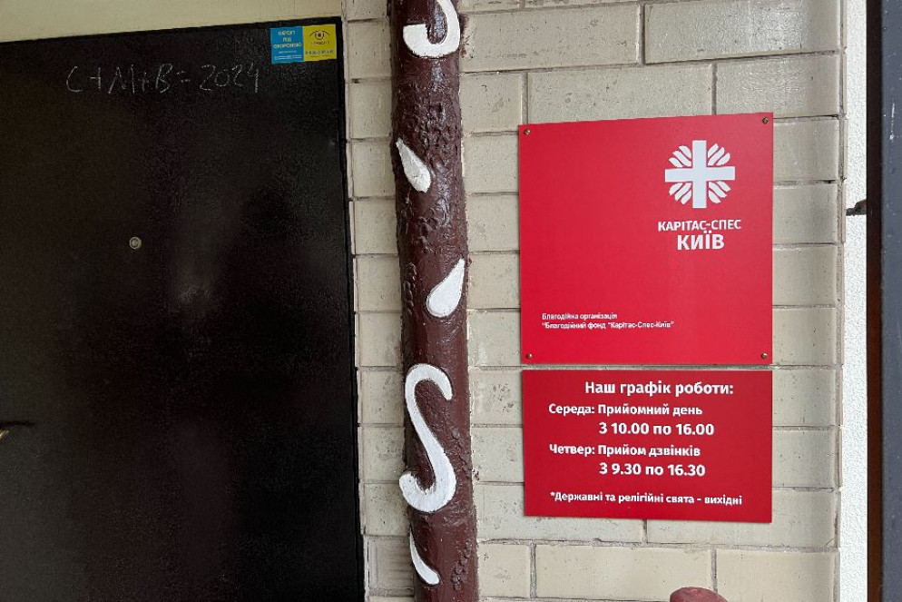 La sede di Caritas-Spes a Kiev che è punto di riferimento per i profughi di guerra - Avvenire