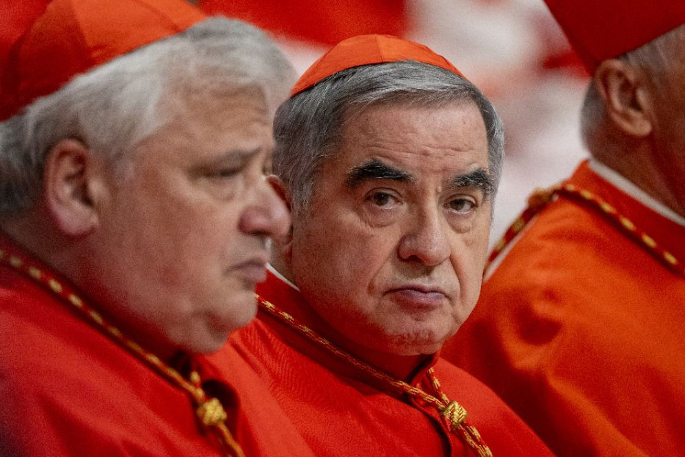 Il cardinale Angelo Becciu - Represented by ZUMA Press, Inc. / ipa-agency.net