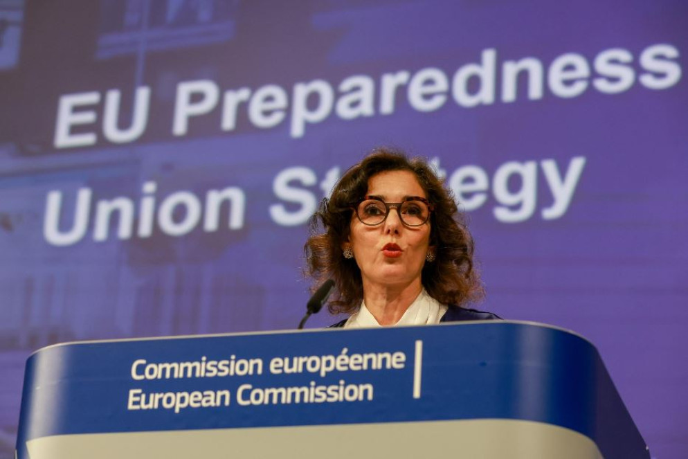 La Commissaria Ue per la gestione delle crisi Hadja Lahbib - Ansa