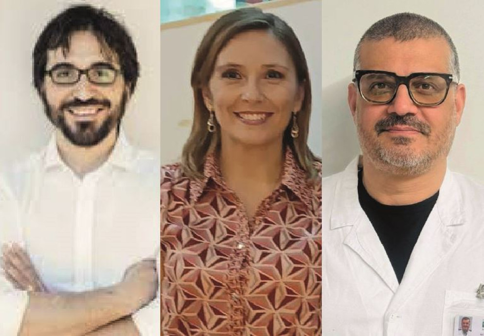 Da sinistra Simone Cheli, Rossella Sollami, Antonino Castro