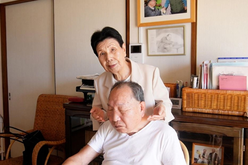 Iwao Hakamada con la sorella Hideko - ANSA