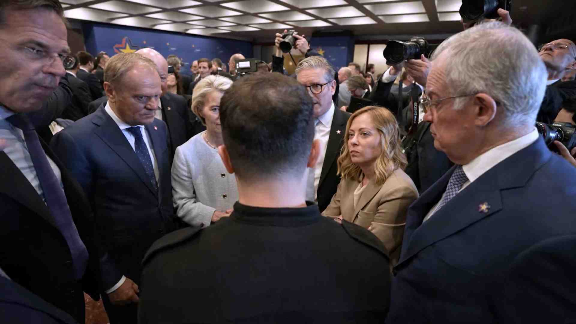 Immagine di Europa-Trump, colloquio per pressare Putin. Un caso l'assenza di Meloni